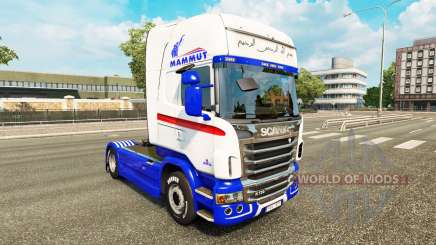 La piel de Mammut tractor Scania para Euro Truck Simulator 2