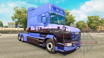 Euro Trans de la piel para Scania camión T para Euro Truck Simulator 2