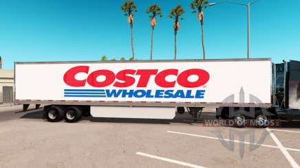 La piel Costco Wholesale trailer extendido para American Truck Simulator