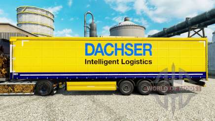 Dachser skin for trailers para Euro Truck Simulator 2