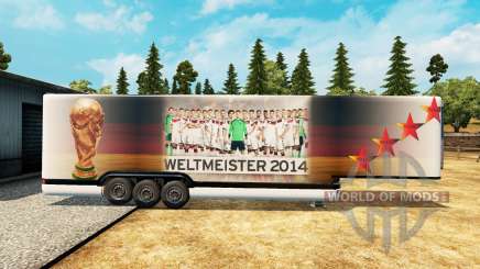 El semirremolque-el refrigerador de la Copa del Mundo 2014 para Euro Truck Simulator 2