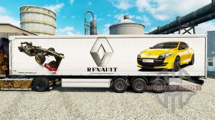 La piel de Renault F1 Team para la semi para Euro Truck Simulator 2