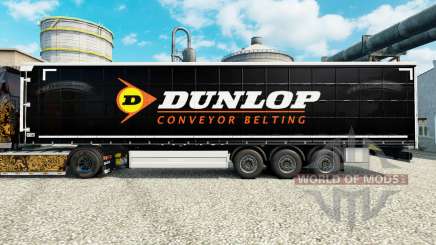 La piel de Dunlop semi para Euro Truck Simulator 2