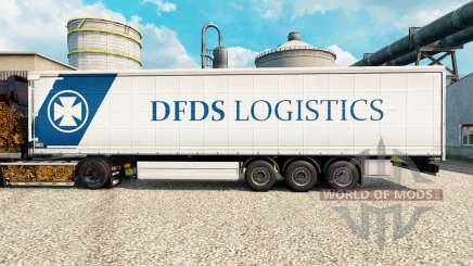 DFDS Logística de la piel para remolques para Euro Truck Simulator 2