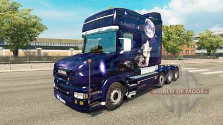 Lobo de la piel para camión Scania T para Euro Truck Simulator 2