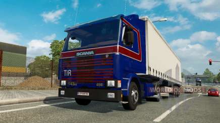 Una colección de camiones de transporte para el tráfico de v1.5 para Euro Truck Simulator 2