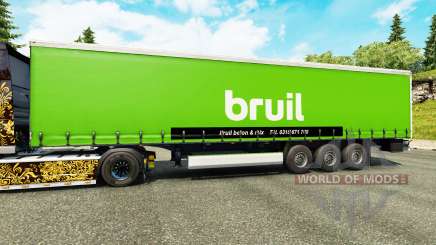 La piel Bruil en semi para Euro Truck Simulator 2