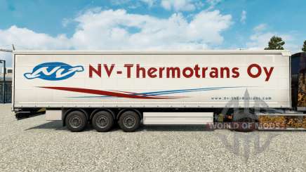 La piel NV-Thermotrans Oy en una cortina semi-remolque para Euro Truck Simulator 2