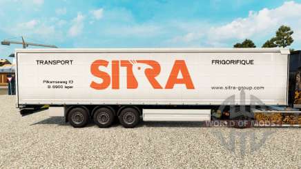 Sitra la piel para la cortina semi-remolque para Euro Truck Simulator 2