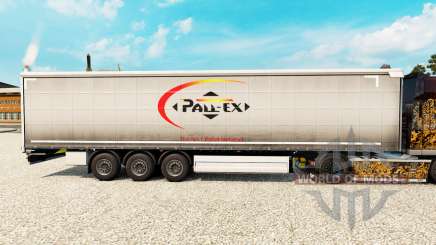 La piel de Pall-Ex a la cortina semi-remolque para Euro Truck Simulator 2