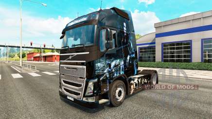 El inframundo de la piel para camiones Volvo para Euro Truck Simulator 2