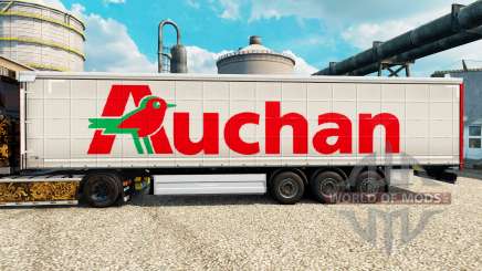 Auchan de la piel para remolques para Euro Truck Simulator 2