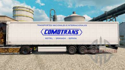 La piel ComoTrans para remolques para Euro Truck Simulator 2