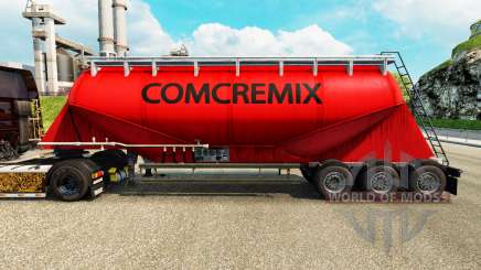 La piel Comcremix cemento semi-remolque para Euro Truck Simulator 2
