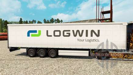 Logwin de la piel para remolques para Euro Truck Simulator 2