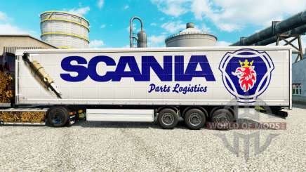 La piel Scania Logística de las Piezas para remolques para Euro Truck Simulator 2