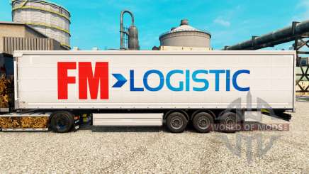 La piel de FM Logistic en la semi para Euro Truck Simulator 2