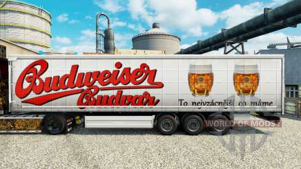 Budweiser pieles para remolques para Euro Truck Simulator 2