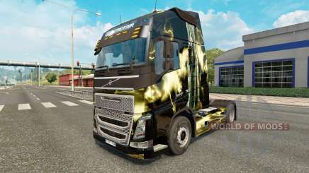 La piel de La mortal tormenta de Volvo trucks para Euro Truck Simulator 2