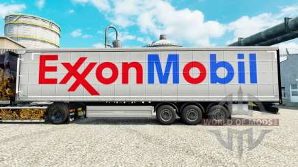 Exxon Mobil piel para remolques para Euro Truck Simulator 2