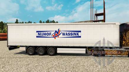 La piel Nijhof Wassink en semi para Euro Truck Simulator 2