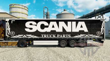 La piel Scania Truck Partes de la oscuridad a la semi para Euro Truck Simulator 2