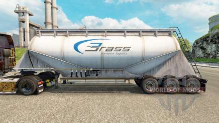 La piel de Latón de Transporte de cemento semi-remolque para Euro Truck Simulator 2