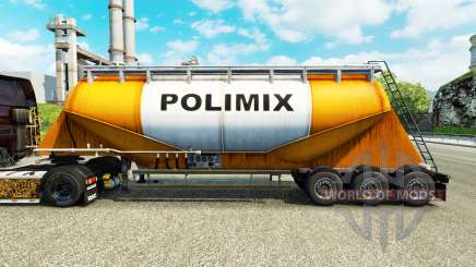 La piel Polimix cemento semi-remolque para Euro Truck Simulator 2