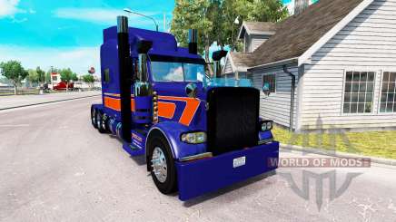 Rollin Transporte de la piel para el camión Peterbilt 389 para American Truck Simulator
