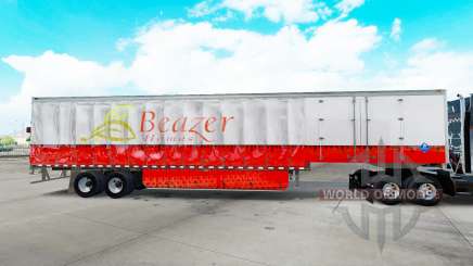 La piel Beazer Casas en una cortina semi-remolque para American Truck Simulator