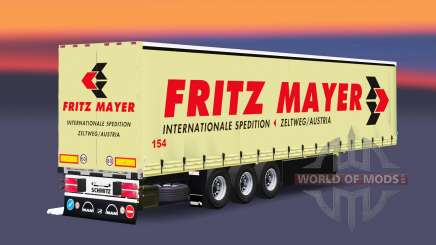 Cortina semi-remolque Schmitz Fritz Mayer para Euro Truck Simulator 2