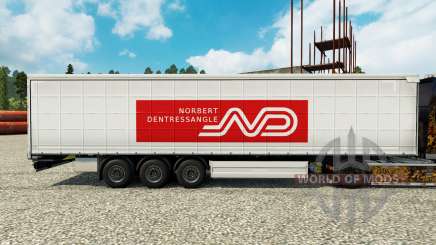 Norbert Dentressangle de la piel para remolques para Euro Truck Simulator 2