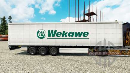 La piel Wekawe para remolques para Euro Truck Simulator 2