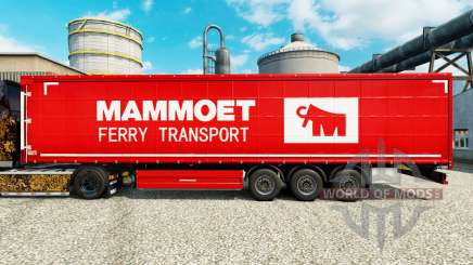 Mammoet de la piel para remolques para Euro Truck Simulator 2