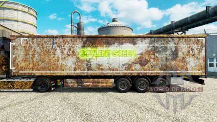 La piel Soylent Green para remolques para Euro Truck Simulator 2