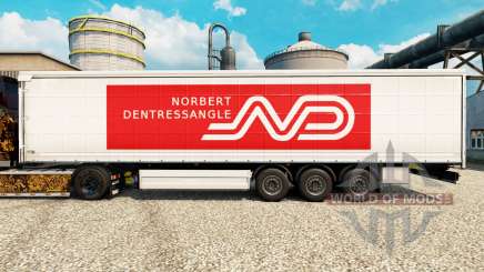 Norbert Dentressangle de la piel para remolques para Euro Truck Simulator 2