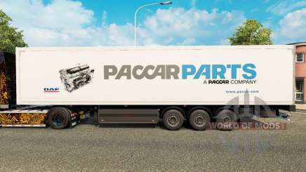 La piel de Paccar Parts para remolques para Euro Truck Simulator 2