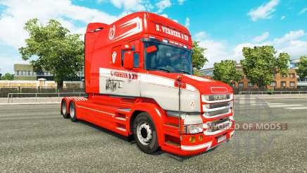 Piel S. Verbeek y ZN. para camión Scania T para Euro Truck Simulator 2