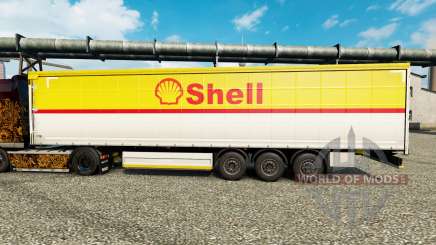 La piel de Shell para semi-remolques para Euro Truck Simulator 2