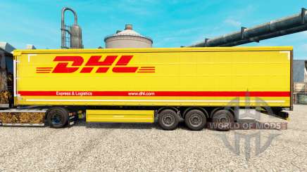 DHL v3 de la piel para remolques para Euro Truck Simulator 2