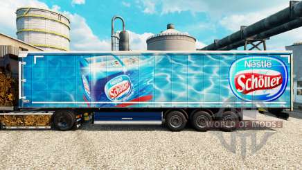 Nestle Scholler de la piel para remolques para Euro Truck Simulator 2