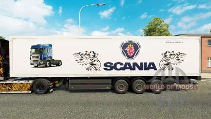 La piel de Scania para remolques para Euro Truck Simulator 2