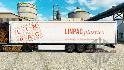 La piel Linpac Plastics para remolques para Euro Truck Simulator 2