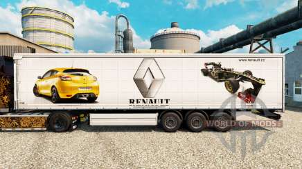 La piel de Renault F1 Team v2 en semi para Euro Truck Simulator 2