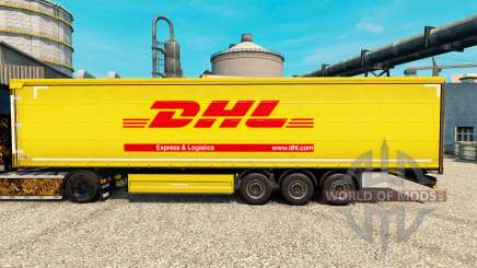 La piel de DHL para remolques para Euro Truck Simulator 2