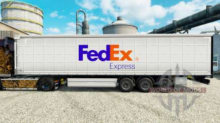 FedEx piel para remolques para Euro Truck Simulator 2