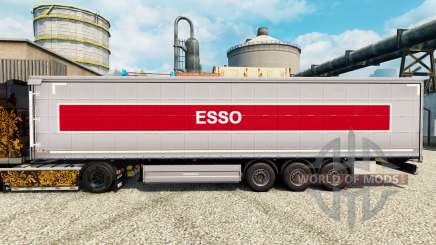 La piel de la Esso en semi para Euro Truck Simulator 2