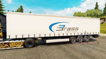 La piel de Bronce de la Logística de Transporte para remolques para Euro Truck Simulator 2