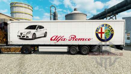 Alfa Romeo piel para remolques para Euro Truck Simulator 2