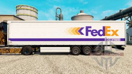 FedEx piel para remolques para Euro Truck Simulator 2